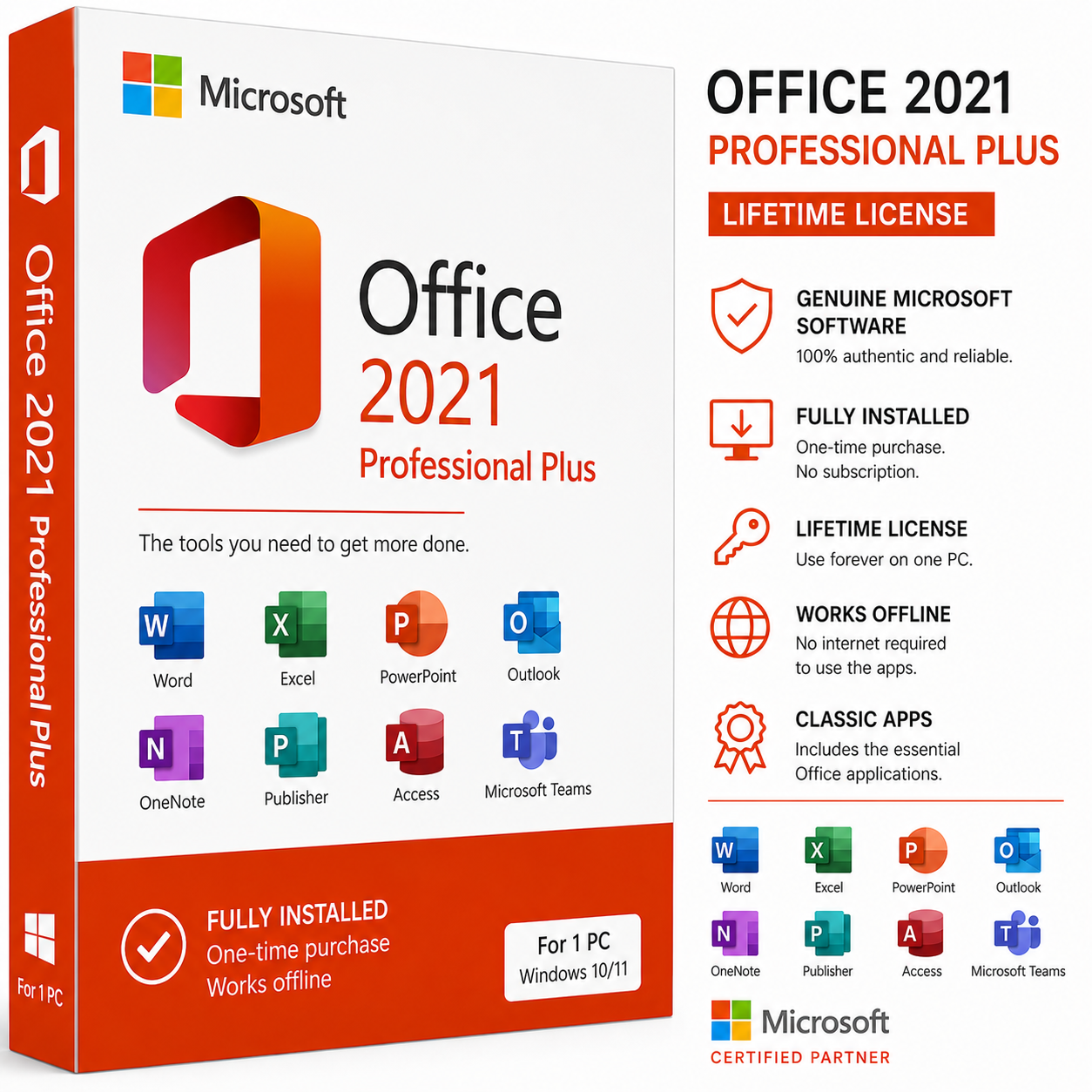 Microsoft Office 2021 Professional Plus License Key – Instant Digital Delivery