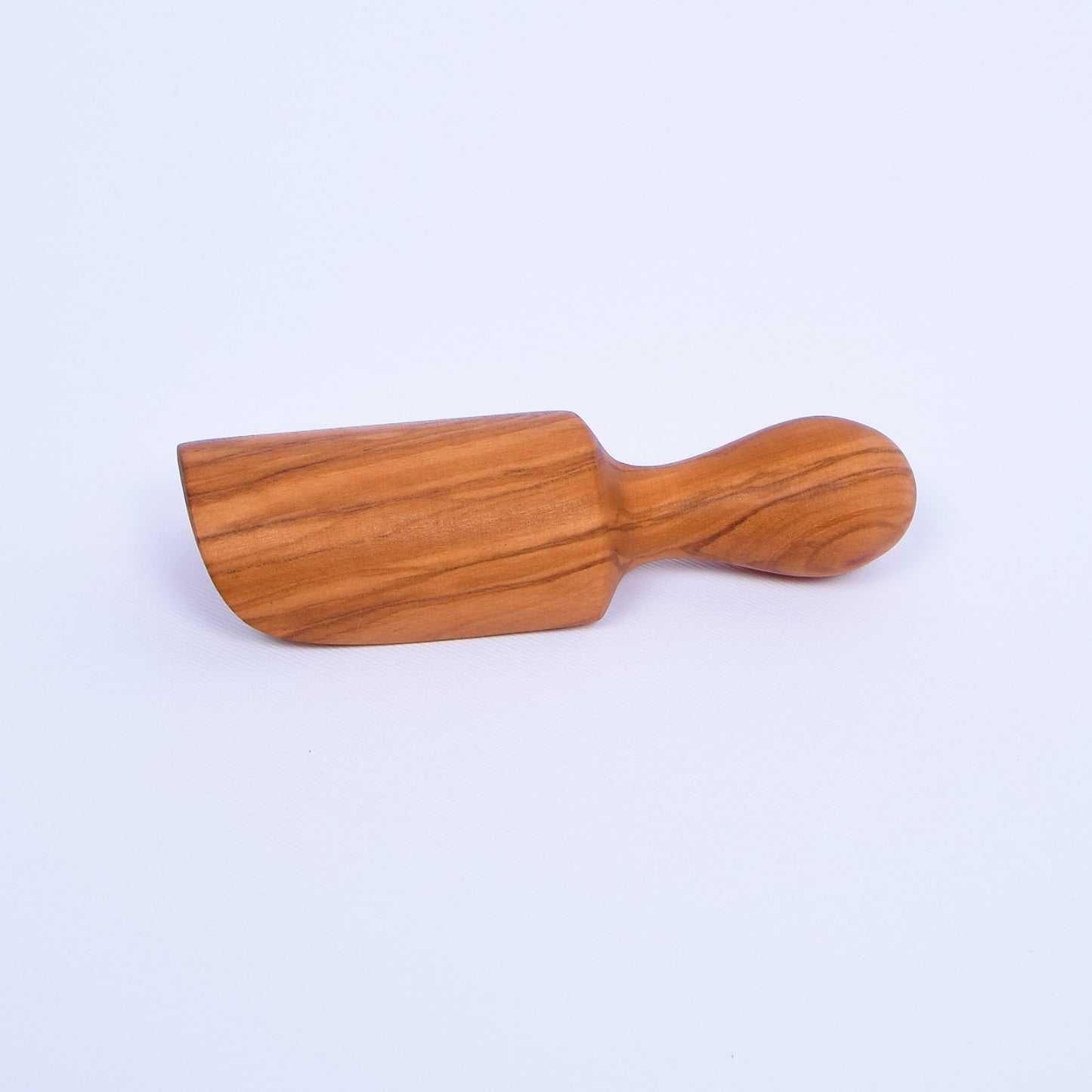 Olive Wood Salt Scoop / Shovel (Medium Size 4.72") Wooden Salt Bath Spoon Scoop
