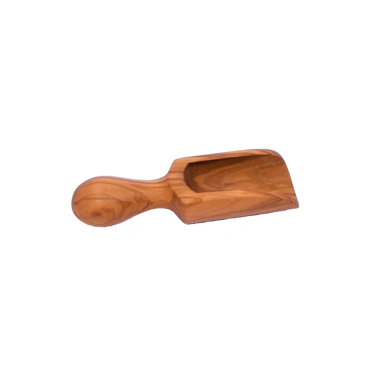 Olive Wood Salt Scoop / Shovel (Medium Size 4.72") Wooden Salt Bath Spoon Scoop
